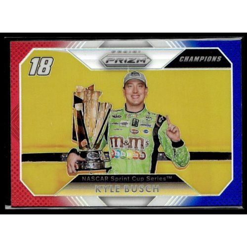 2016 Panini Prizm Red  White & Blue #66 Kyle Busch