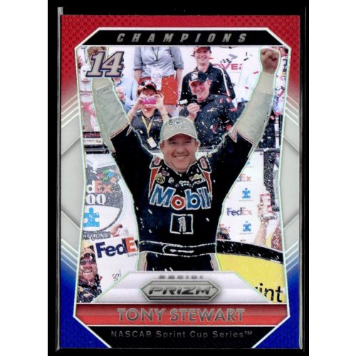 2016 Panini Prizm Red  White & Blue #67 Tony Stewart