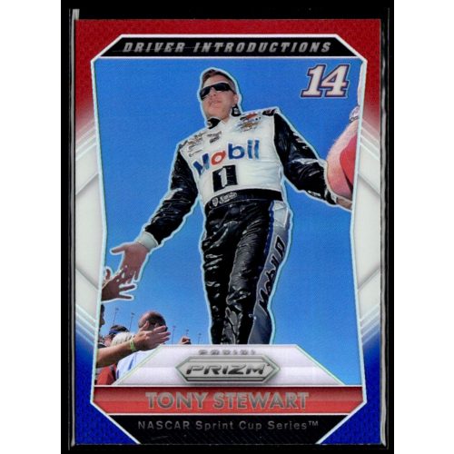 2016 Panini Prizm Red  White & Blue #75 Tony Stewart