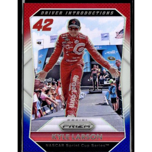 2016 Panini Prizm Red  White & Blue #85 Kyle Larson