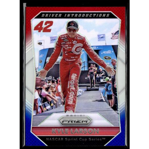 2016 Panini Prizm Red  White & Blue #85 Kyle Larson