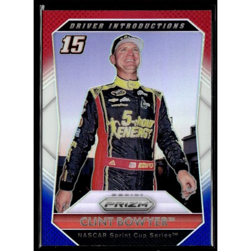 2016 Panini Prizm Red  White & Blue #86 Clint Bowyer