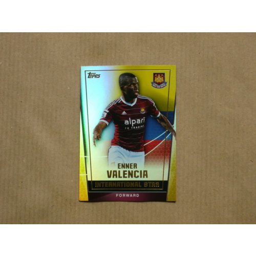 2015 Topps Premier Club Soccer International Superstar Rainbow Foil #180 Enner Valencia