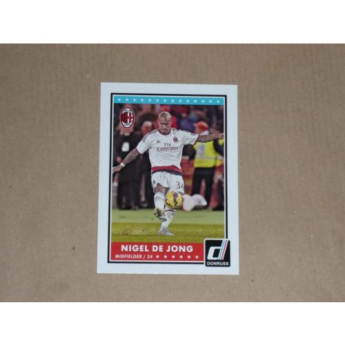 2015 Donruss #10 Nigel de Jong