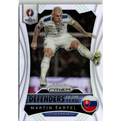 2016 Panini UEFA Euro Prizm Defenders of the Flag Silver Prizms #7 Martin Skrtel