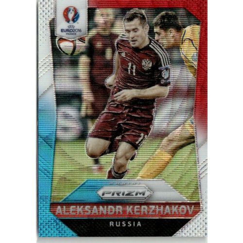 2016 Panini UEFA Euro Prizm Red & Light Blue Prizms #176 Aleksandr Kerzhakov