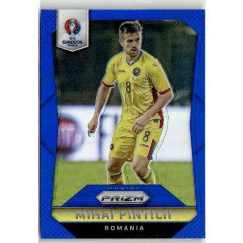 2016 Panini UEFA Euro Prizm Blue Prizms #168 Mihai Pintilii 223/249