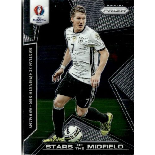 2016 Panini UEFA Euro Prizm Stars of the Midfield  #4 Bastian Schweinsteiger