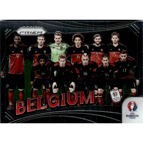 2016 Panini UEFA Euro Prizm Team Photos  #5 Belgium