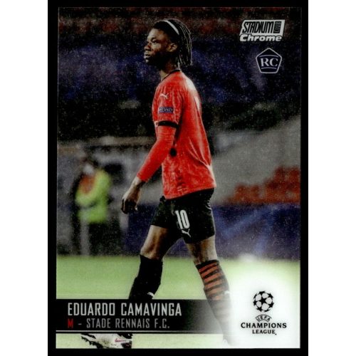 2020-21 Topps Stadium Club Chrome UEFA Champions League  #35 Eduardo Camavinga