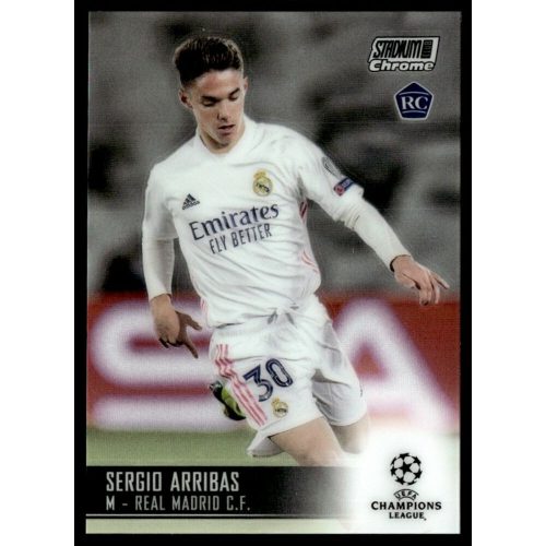 2020-21 Topps Stadium Club Chrome UEFA Champions League  #85 Sergio Arribas