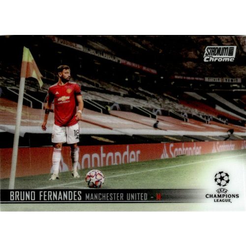 2020-21 Topps Stadium Club Chrome UEFA Champions League  #80 Bruno Fernandes