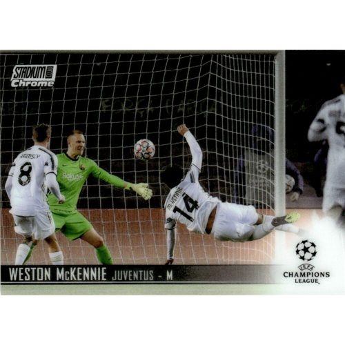 2020-21 Topps Stadium Club Chrome UEFA Champions League  #67 Weston McKennie