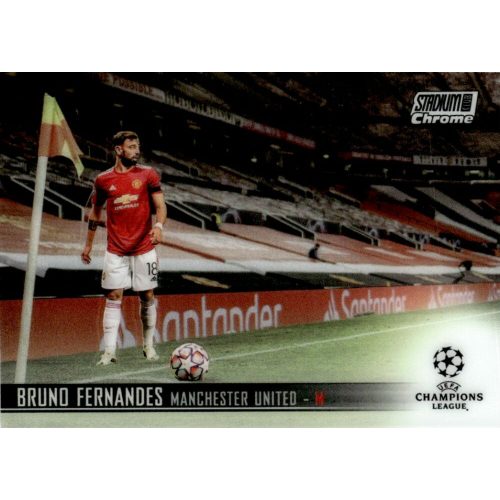 2020-21 Topps Stadium Club Chrome UEFA Champions League  #80 Bruno Fernandes