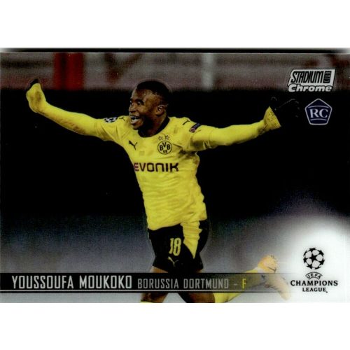 2020-21 Topps Stadium Club Chrome UEFA Champions League  #57 Youssoufa Moukoko