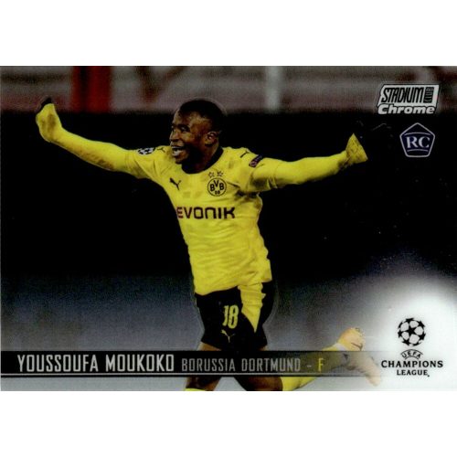 2020-21 Topps Stadium Club Chrome UEFA Champions League  #57 Youssoufa Moukoko