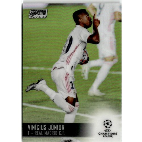 2020-21 Topps Stadium Club Chrome UEFA Champions League Refractor #76 Vinícius Júnior