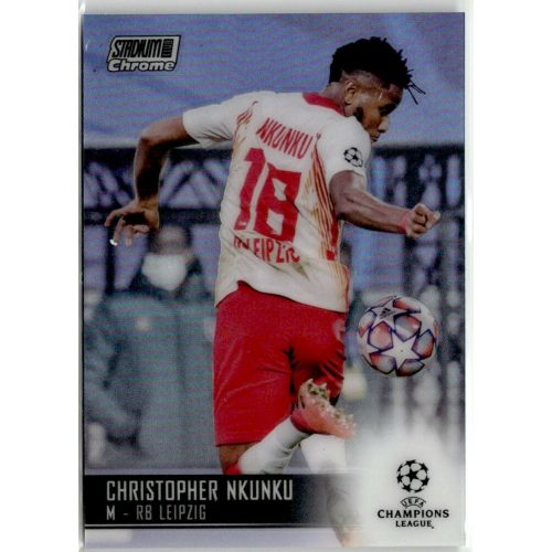 2020-21 Topps Stadium Club Chrome UEFA Champions League Refractor #65 Christopher Nkunku