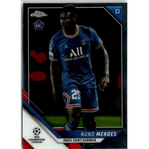 2021-22 Topps Chrome UEFA Champions League  #22 Nuno Mendes