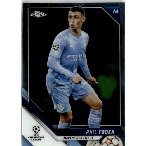 2021-22 Topps Chrome UEFA Champions League  #129 Phil Foden