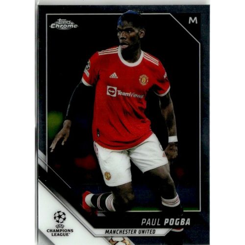 2021-22 Topps Chrome UEFA Champions League  #155 Paul Pogba