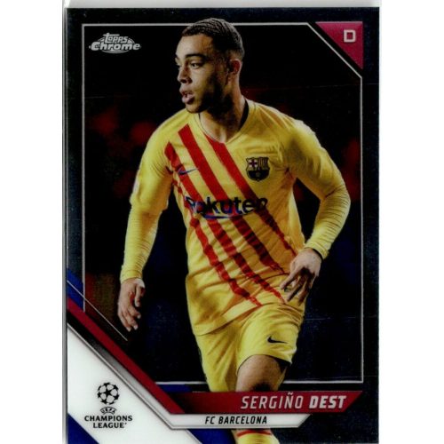 2021-22 Topps Chrome UEFA Champions League  #81 Sergi?o Dest 