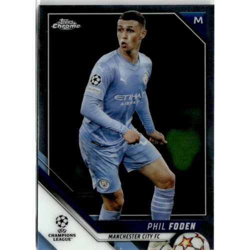 2021-22 Topps Chrome UEFA Champions League  #129 Phil Foden