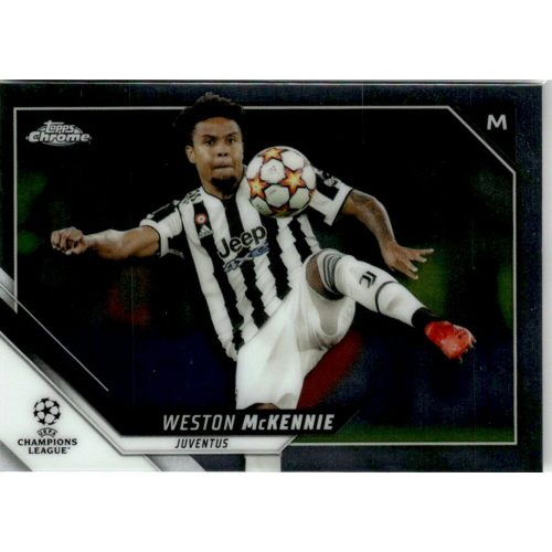 2021-22 Topps Chrome UEFA Champions League  #175 Weston McKennie