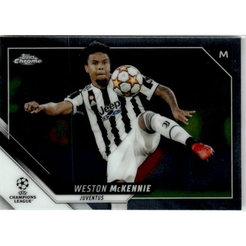 2021-22 Topps Chrome UEFA Champions League  #175 Weston McKennie