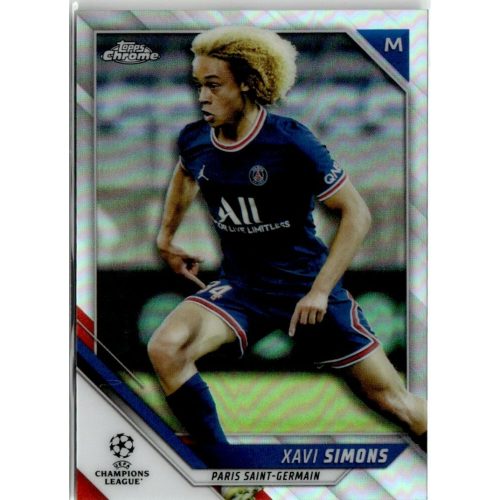 2021-22 Topps Chrome UEFA Champions League Refractor #182 Xavi Simons