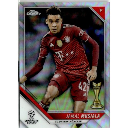 2021-22 Topps Chrome UEFA Champions League Refractor #69 Jamal Musiala