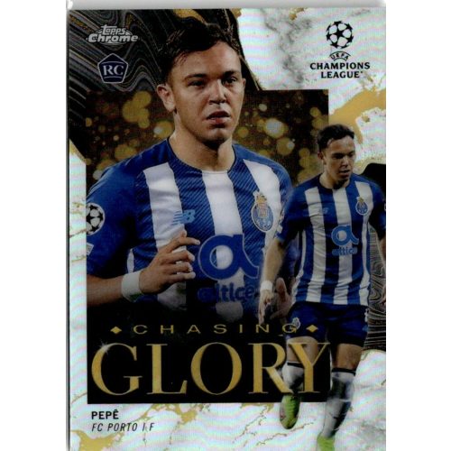 2021-22 Topps Chrome UEFA Champions League Chasing Glory #CG-13 Pep? 