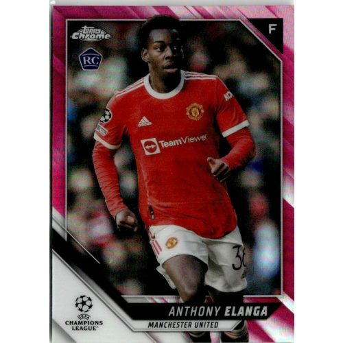 2021-22 Topps Chrome UEFA Champions League Pink #140 Anthony Elanga 097/175