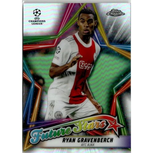 2021-22 Topps Chrome UEFA Champions League Future Stars #FS-1 Ryan Gravenberch