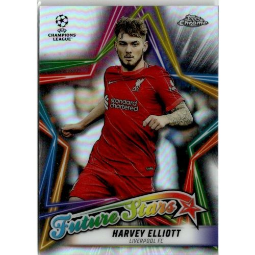 2021-22 Topps Chrome UEFA Champions League Future Stars #FS-9 Harvey Elliott