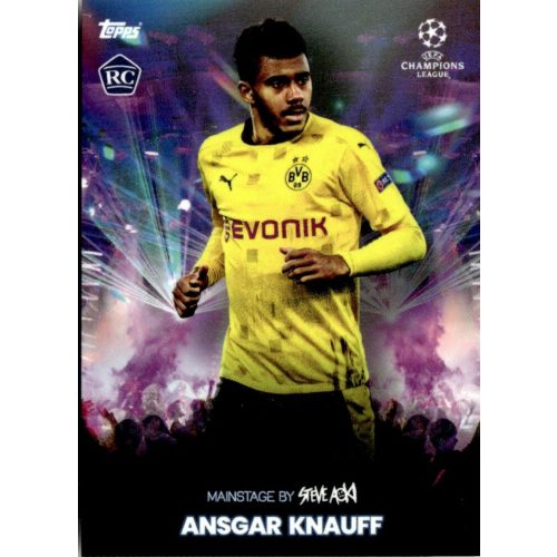 2021 Topps Football Festival by Steve Aoki UEFA Champions League Main Stage #AK Ansgar Knauff