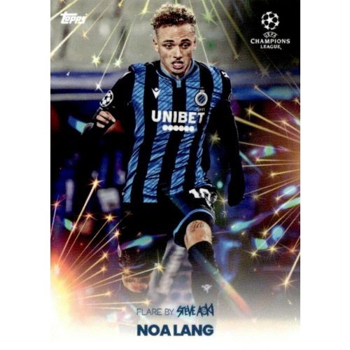 2021 Topps Football Festival by Steve Aoki UEFA Champions League Flare #NL Noa Lang