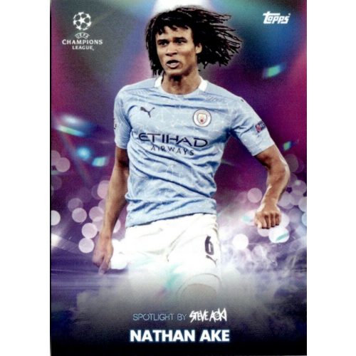 2021 Topps Football Festival by Steve Aoki UEFA Champions League Spotlight #NA Nathan Aké