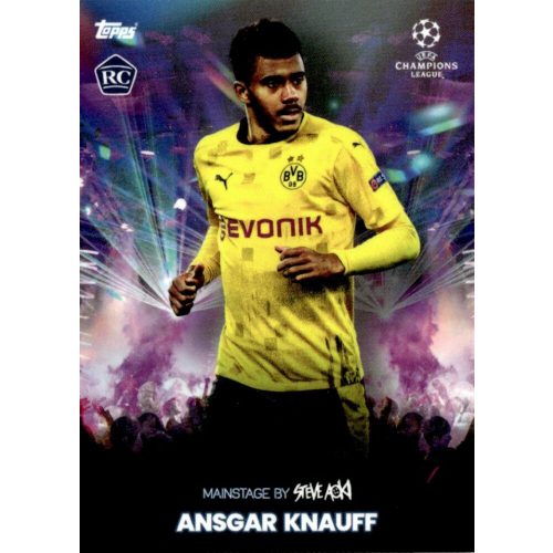 2021 Topps Football Festival by Steve Aoki UEFA Champions League Main Stage #AK Ansgar Knauff