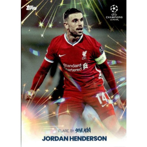 2021 Topps Football Festival by Steve Aoki UEFA Champions League Soundwave #JH Jordan Henderson