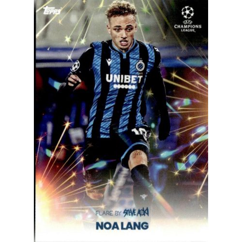 2021 Topps Football Festival by Steve Aoki UEFA Champions League Flare #NL Noa Lang