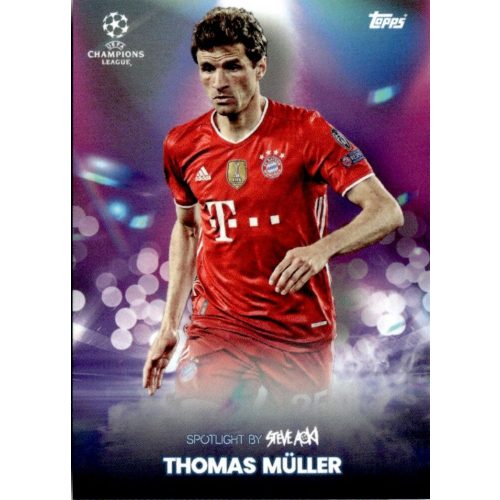 2021 Topps Football Festival by Steve Aoki UEFA Champions League Spotlight #TM Thomas Müller