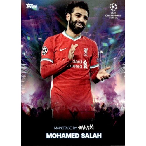 2021 Topps Football Festival by Steve Aoki UEFA Champions League Main Stage #MS Mohamed Salah