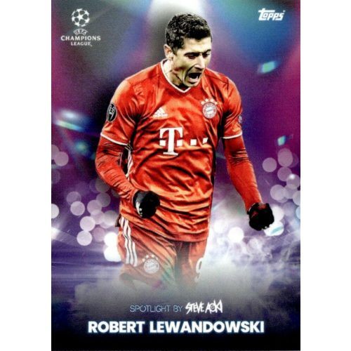 2021 Topps Football Festival by Steve Aoki UEFA Champions League Spotlight #RL Robert Lewandowski