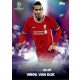 2021 Topps Football Festival by Steve Aoki UEFA Champions League Spotlight #VVD Virgil van Dijk