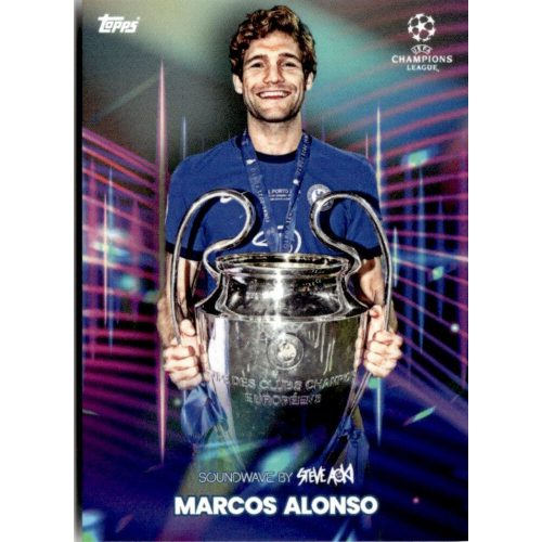 2021 Topps Football Festival by Steve Aoki UEFA Champions League Soundwave #MA Marcos Alonso