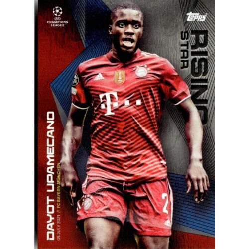 2021 Topps UEFA Champions League Summer Signings Rising Star #DU Dayot Upamecano