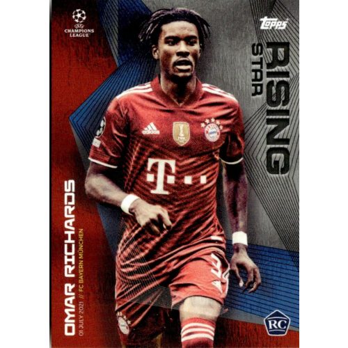 2021 Topps UEFA Champions League Summer Signings Rising Star #OR Omar Richards