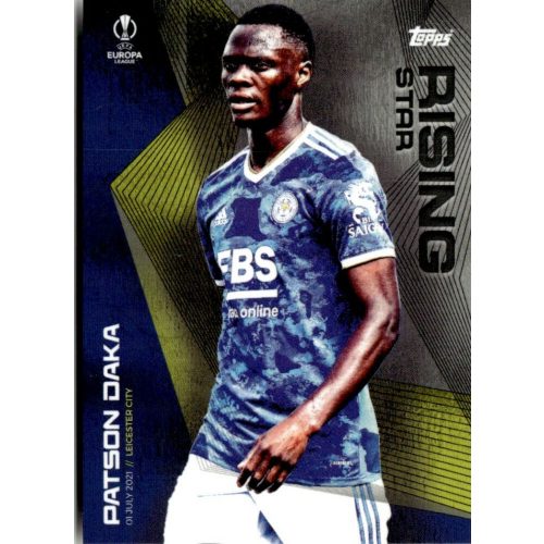 2021 Topps UEFA Champions League Summer Signings Rising Star #PD Patson Daka