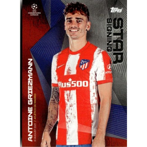 2021 Topps UEFA Champions League Summer Signings Star Signing #AG Antoine Griezmann